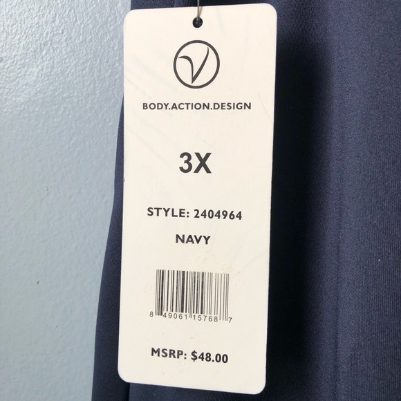 NWT VOGO Athletica Women’s Plus Size Skort Navy size 3X - Picture 6 of 11